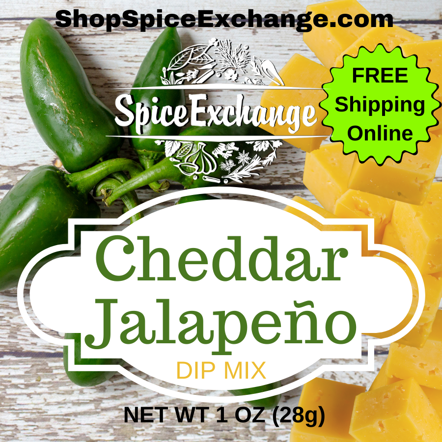 Cheddar Jalapeno Dip Mix Spice Exchange FREE SHIPPING ORDERS OVER 20